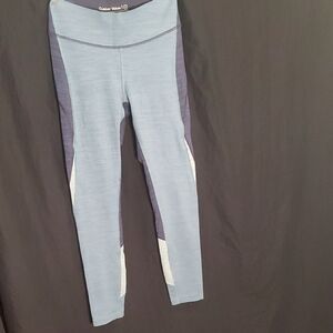 Outdoor Voices Light Blue and Dark Gray Leggings